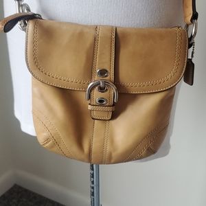 Coach leather crossbody bag